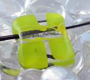 fused glass pendant