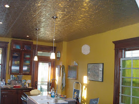 A Bungalow Transformation Tackling The Tin Ceiling Crown Molding