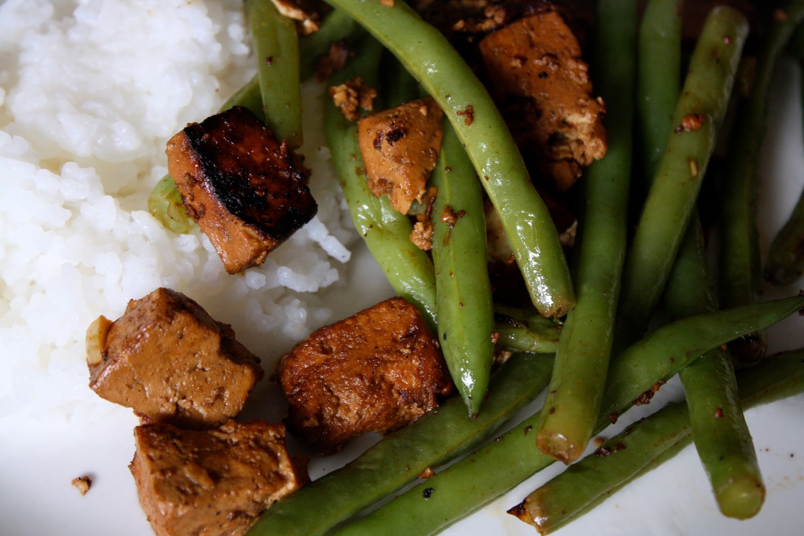 Spicy Tofu and Green Bean Stir Fry The Carnivore and the Vegetarian