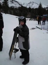 Chase snow boarding