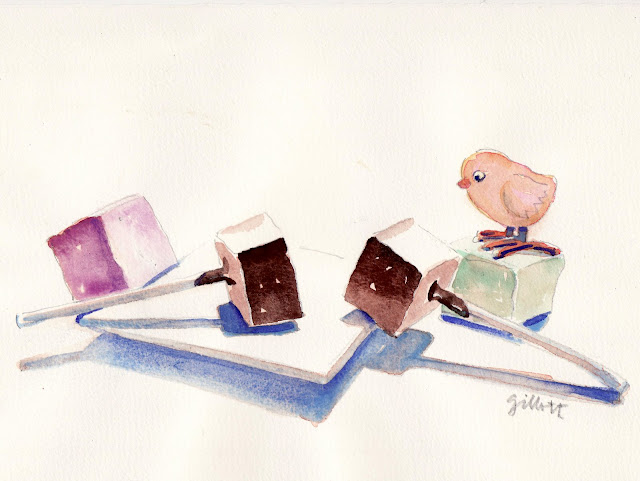 GUIMAUVE watercolor - Paris Breakfasts