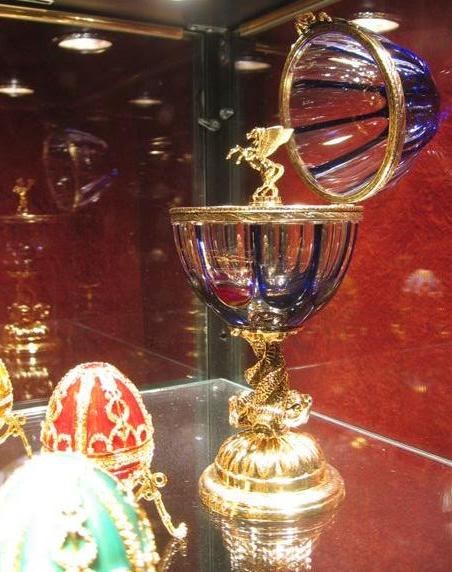 Faberge Eggs at The Russian Tea Room