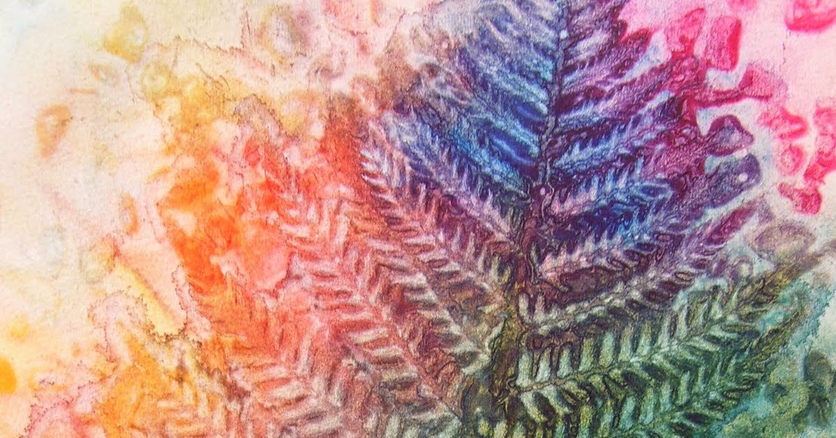 Polykromos Monoprinting With Watercolor