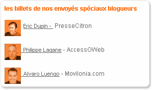 Les envoyés spéciaux d'Orange au MWC 2009