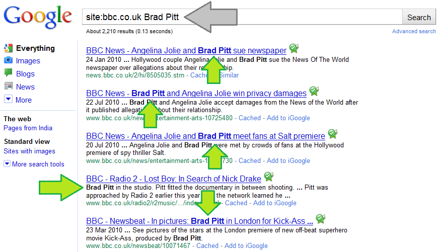 How to use Google to search content in a particular site? - latest tech