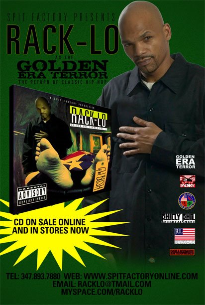 RACK-LO "GOLDEN ERA TERROR VOL.2" ON SALE NOW @ WWW.SPITFACTORYONLINE.COM