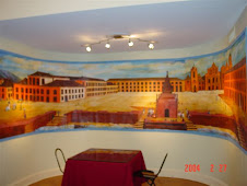 Paço imperial -RJ - Reprodução com transeuntes da obra original de Debret.