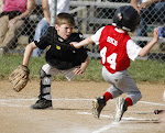 ADAM BENDER - 8 year old one-legged catcher