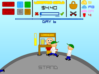 The 30 Minute Gamer: Flash Game Review: Lemonade World