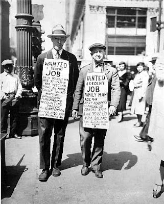 unemployment in the great depression