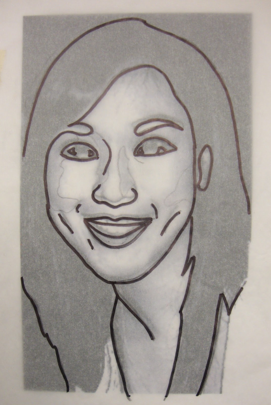 Art. Paper. Scissors. Glue! Micrography Portrait