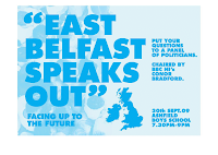 East Belfast Speaks Out flyer
