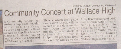 Clipping from Lisburn Echo