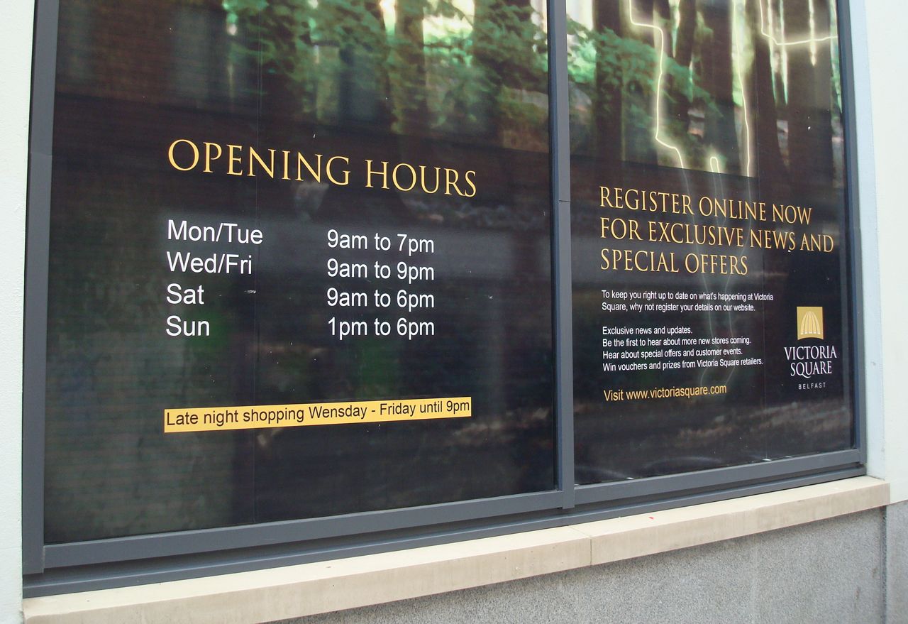 Shopping Centre Poster