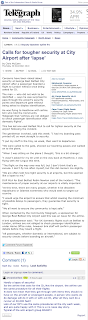 Screenshot of article from Community Telegraph (North Down edition)