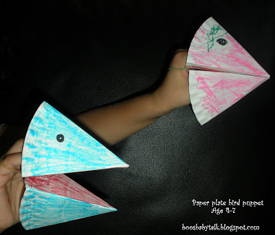 Paper plate puppet - Artsy Craftsy Mom