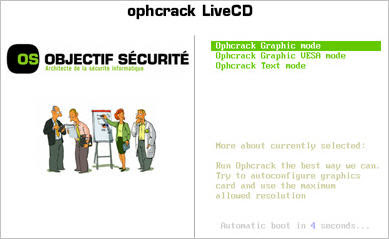 Recovery Windows Password Using Ophcrack Live CD