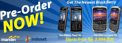Blackberry Perl 3G and Curve 3G Indosat Pre-Order Blackberry Perl 3G and Curve 3G Indosat Pre-Order