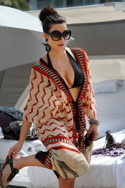 Kim Kardashian Disappoints in Bikini in Miami 