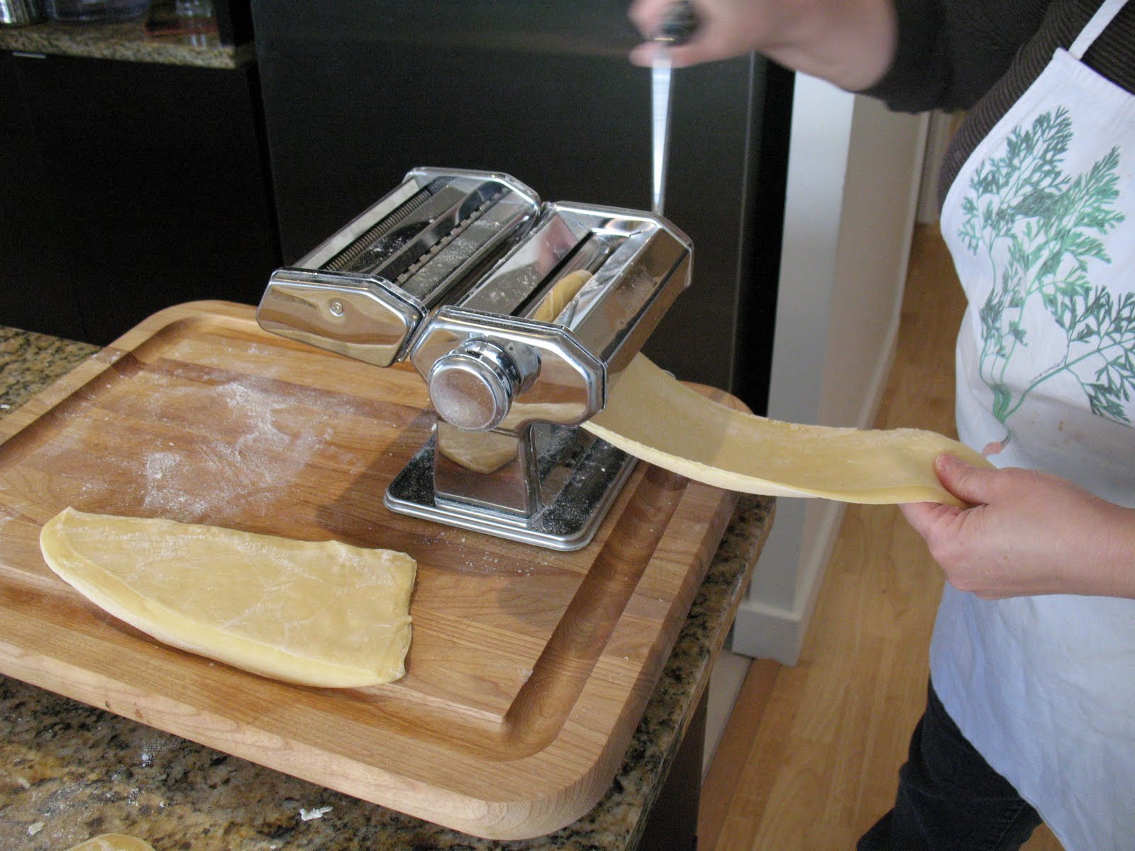 Anna's Table Homemade Pappardelle Pasta with Asparagus, Red Pepper and
