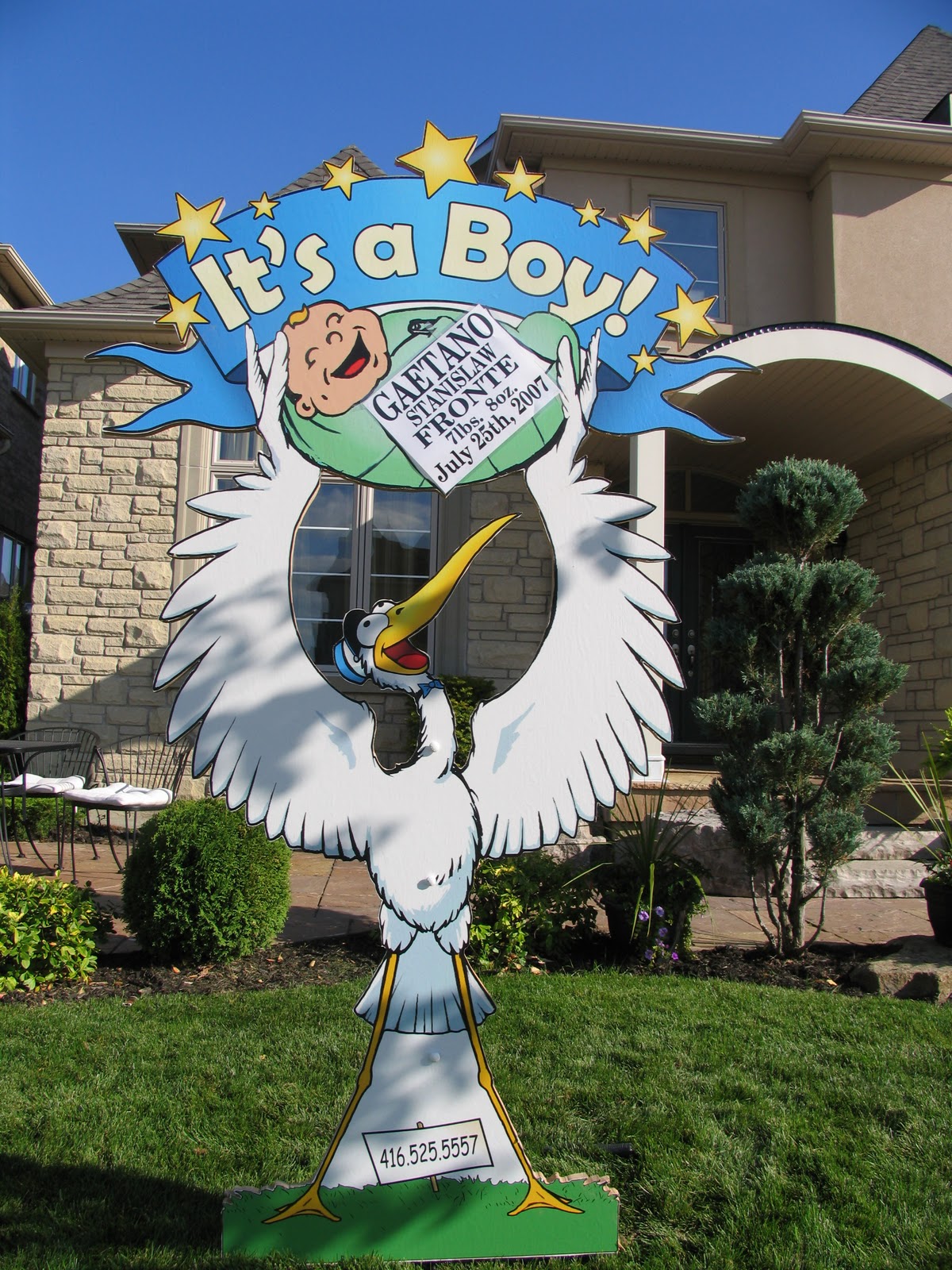 TheStorkMarket Lawn Stork's Birth Announcements, Stork rental, Baby