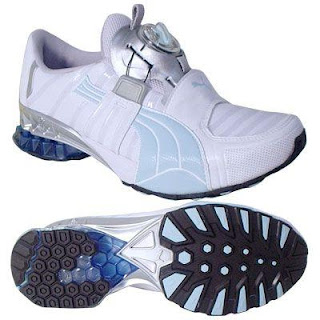 puma disc branco e azul bebe