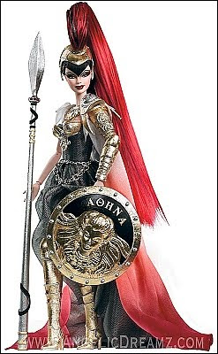 Barbie as Athena (Pre Order item, arriving in April, billing is immediate)