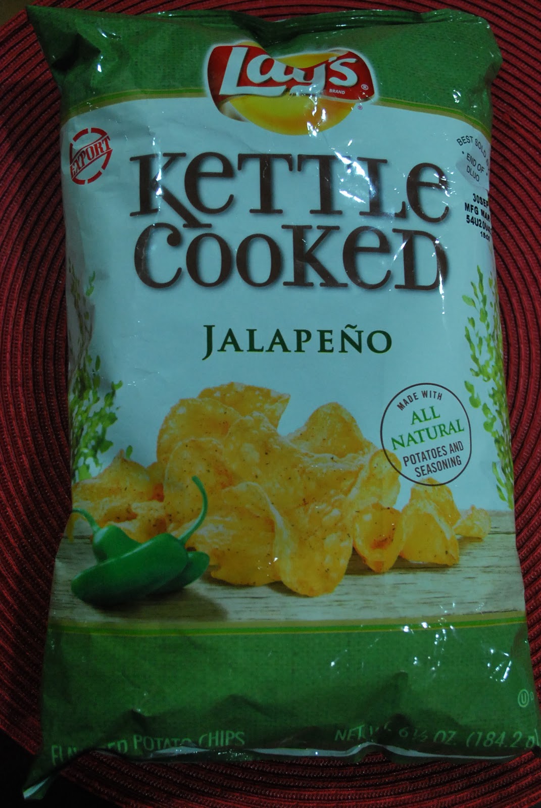 Glutton Anonymous Too Much Spice Lays Kettle Cooked Jalapeno