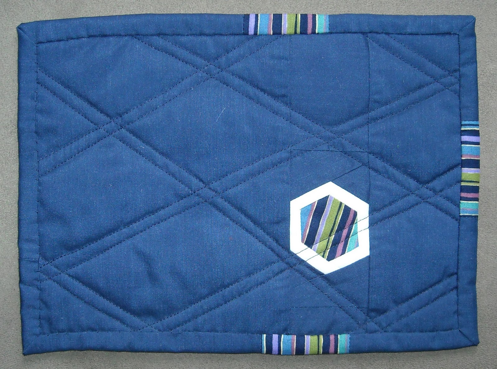 Crafter without a Cat Hexagon Mug Rug