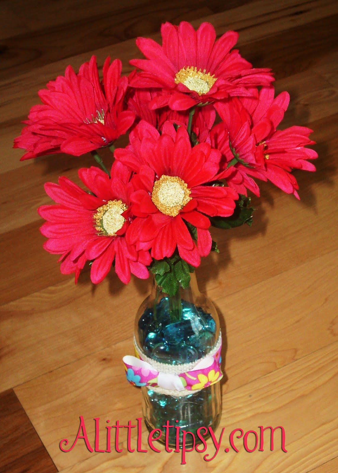 2 Spring Soda Bottle Flower Arrangement A Little Tipsy