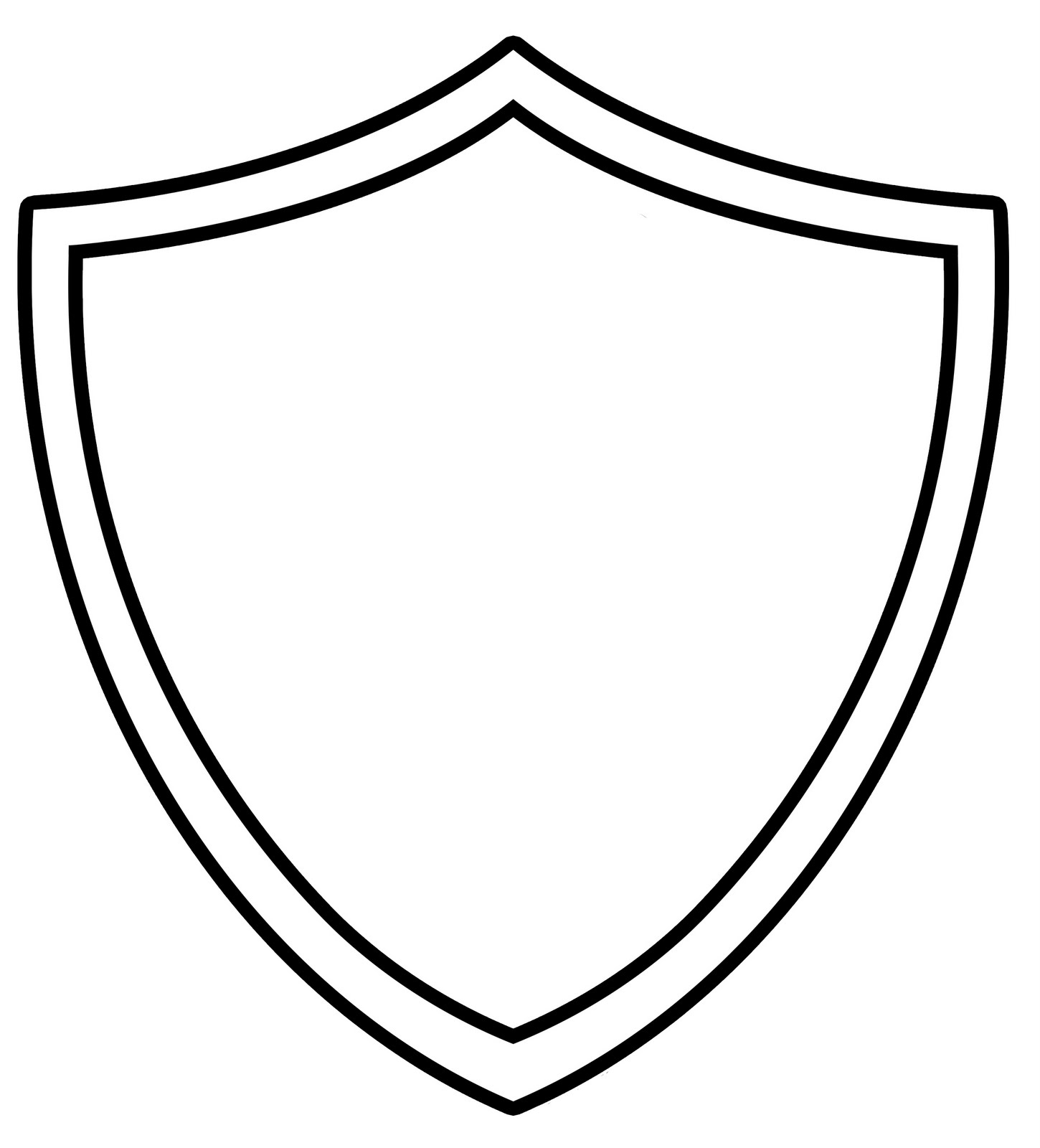shield colouring page