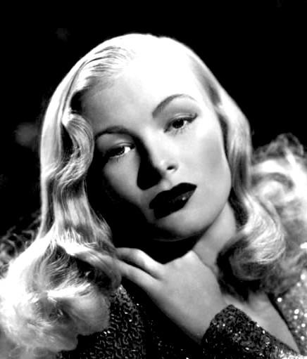 Famous for the 'Peekaboo' hairstyle, Veronica Lake 