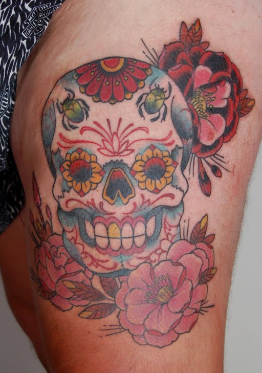 Tattoo Flower Skull Photos Abauth Everything