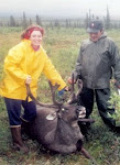 Governess Stalks Caribou at Wildlife Park
