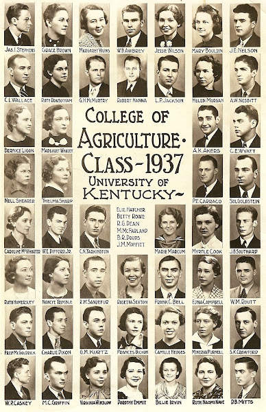 College of Agriculture, class of 1937
