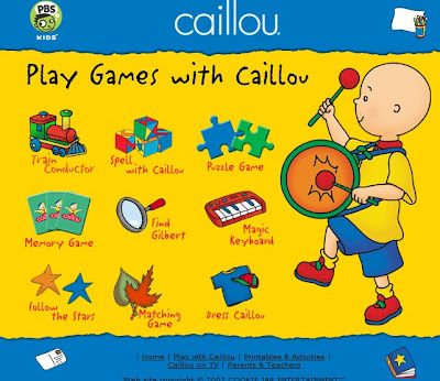 Hello Net Baby Designing Caillou