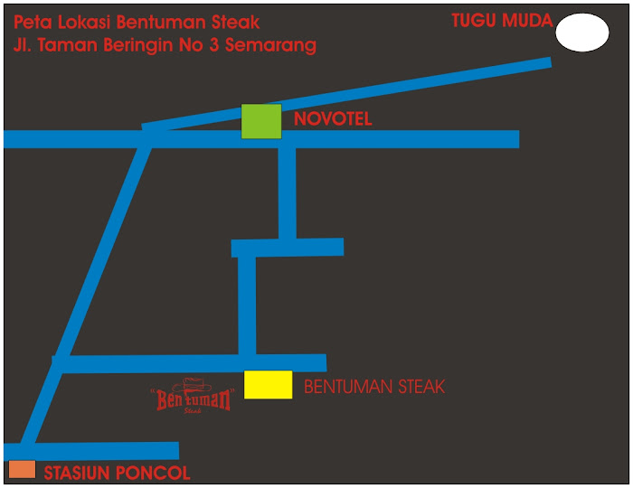 Lokasi Bentuman Steak Beringin