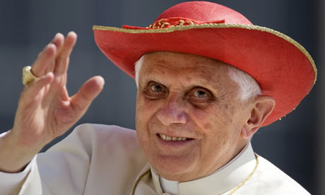 pope benedict xvi scary. This picture of the Pope who