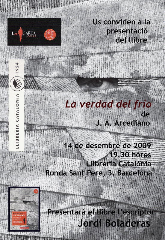 Presentación José Antonio Arcediano en Librería Catalonia.Barcelona.