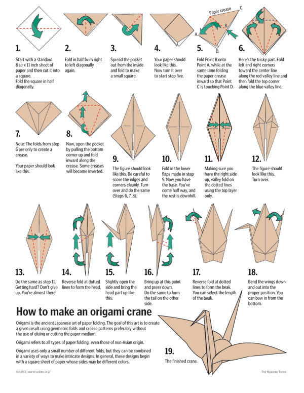 How to Make Origami Crane