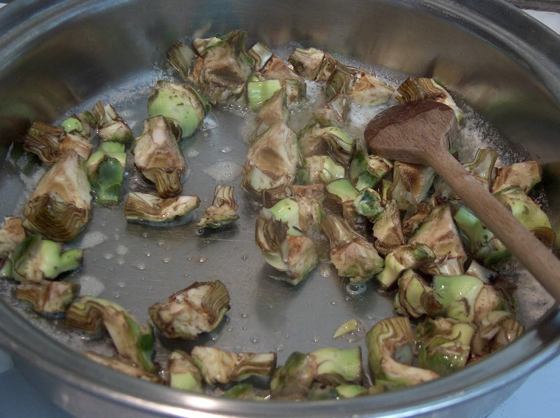 queen of the castle recipes Buttersteamed Artichoke Hearts