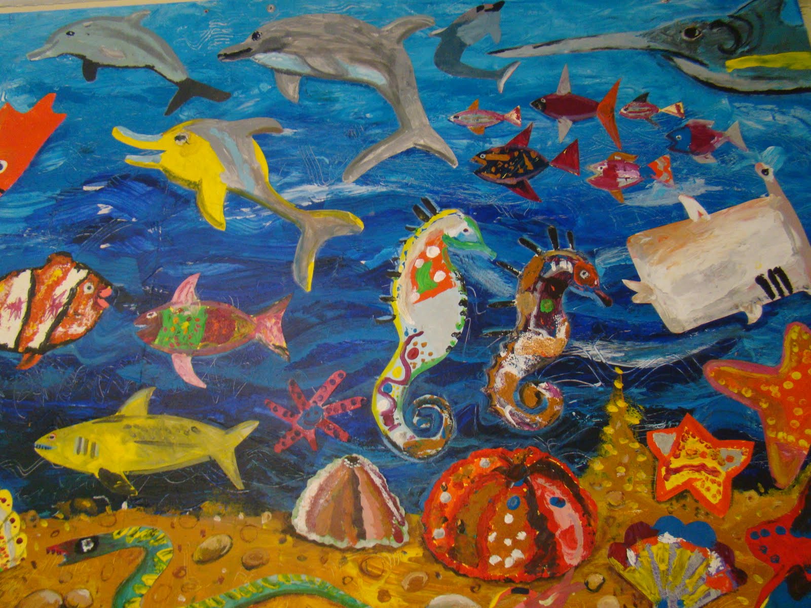 Hitcham's Blog Artwork in Key Stage 1 Activity Area