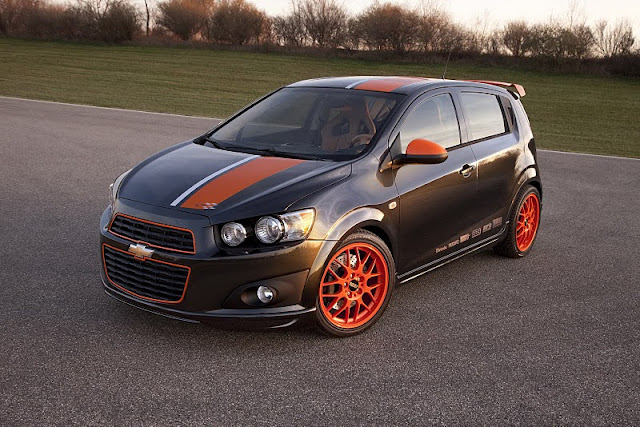 2011 chevrolet sonic z spec concept front angle view 2011 Chevrolet Sonic Z Spec