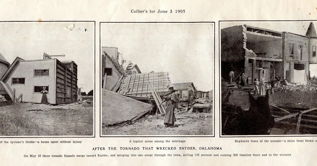Lobojo's Den Snyder, Oklahoma Territory Tornado Kills 125 In 1905