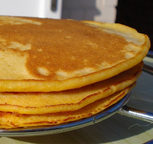 Kitchen Fun • Cornmeal Pancakes (GlutenFree)