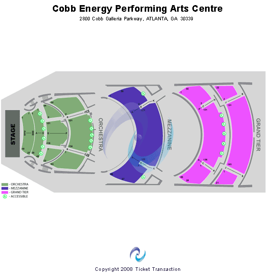Cobb Energy Center Seating Chart View
