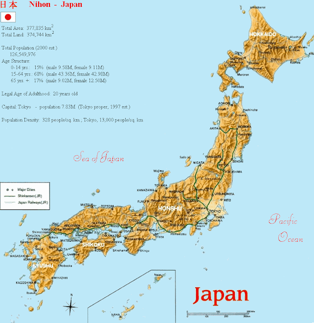 Map of Japan