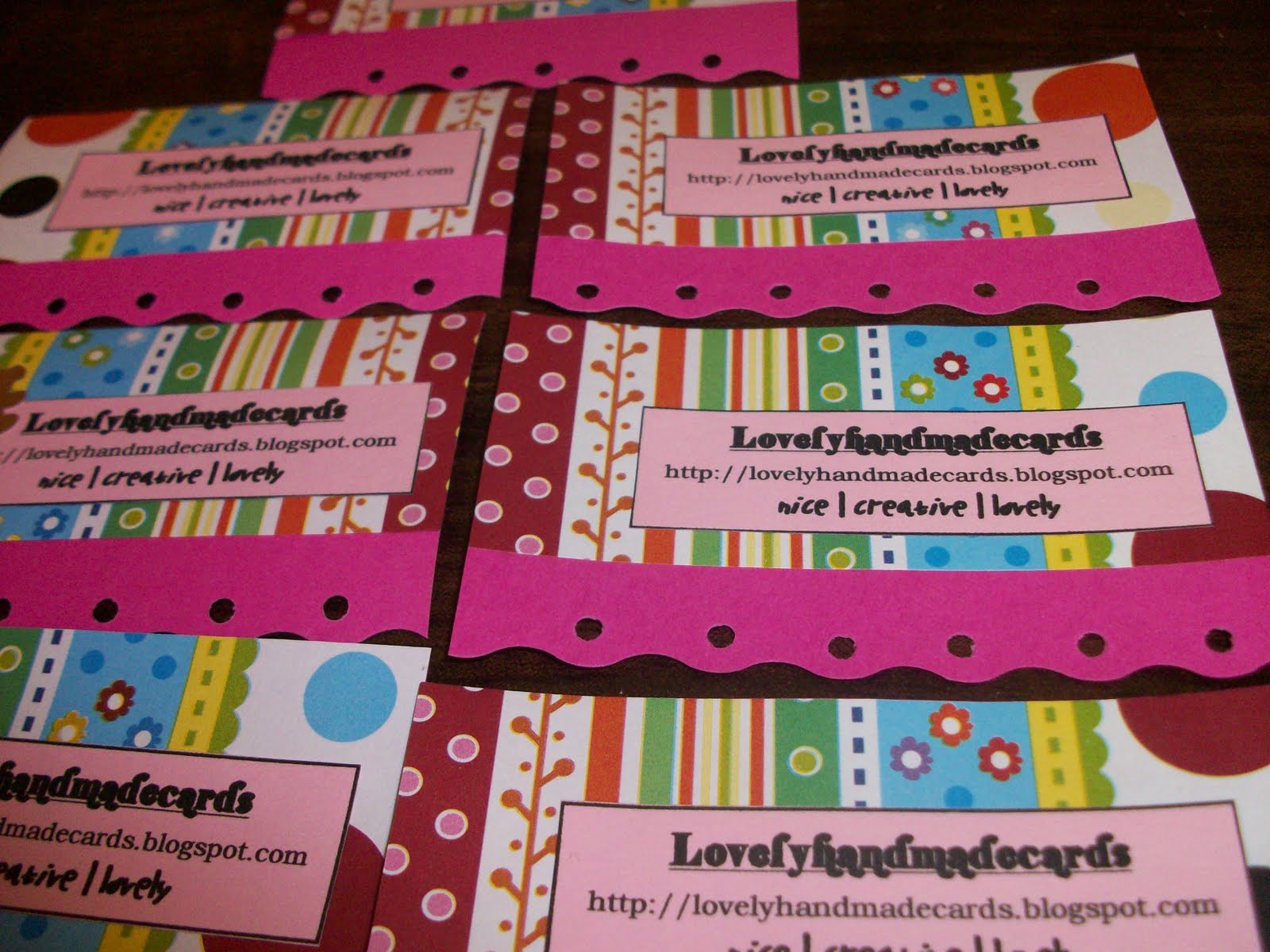 LOVELYHANDMADE CARD Custom Made Party Favor Labels