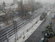 Vías y Estación de Castelar, desde 2da. Rivadavia