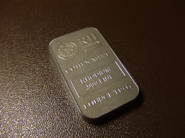 Cohen 1 oz Rhodium Bullion